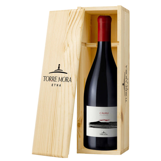 Etna Rosso DOC "Cauru" 2022 Magnum - Torre Mora (cassetta di legno)