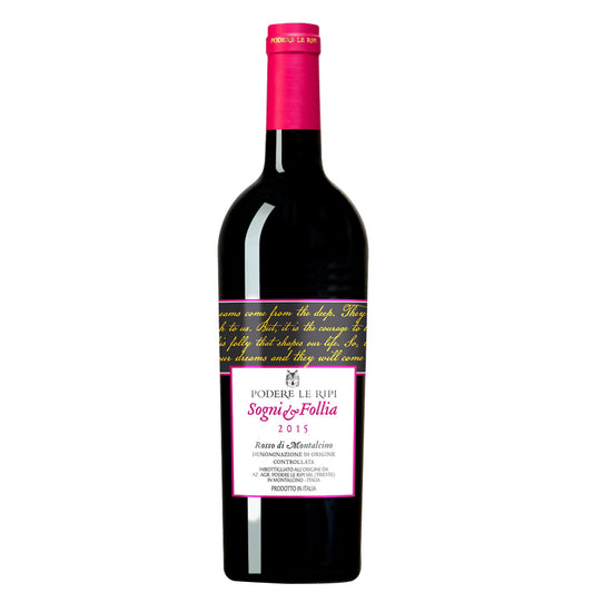 Rosso di Montalcino DOC "Sogni e Follia" 2019 - Podere Le Ripi