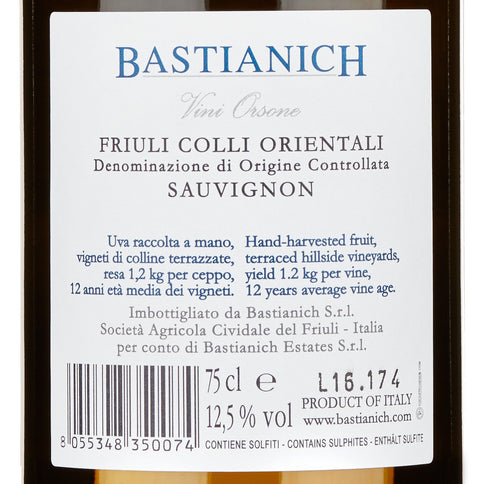 Colli Orientali del Friuli DOC Sauvignon 2024 - Bastianich