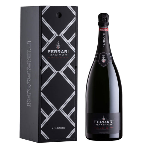 Trento DOC "Maximum" Blanc de Blancs Magnum - Ferrari (cassetta di legno)