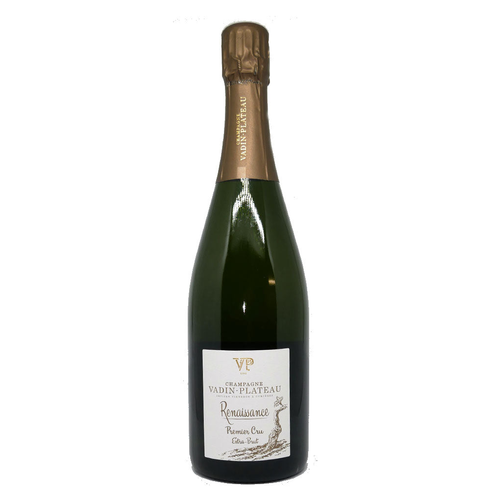 Champagne Extra Brut Blanc de Noirs Premier Cru AOC "Renaissance" Magnum - Vadin-Plateau