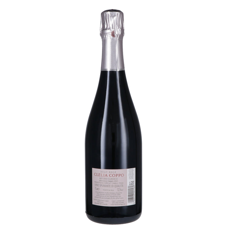Vino Spumante di Qualità Metodo Ancestrale Brut Rosé "Clelia Coppo" 2022 - Coppo