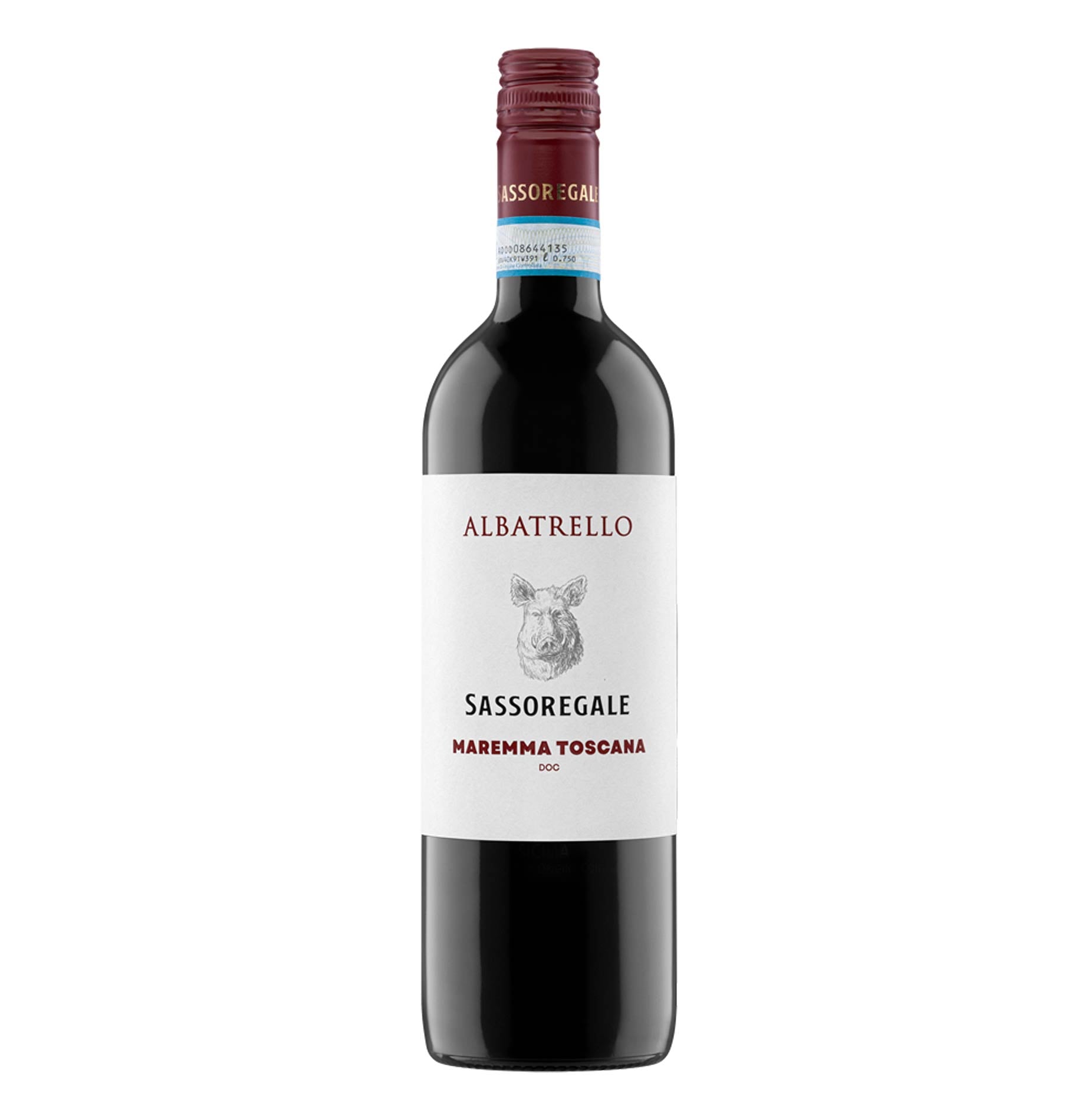 Maremma Toscana Sangiovese DOC "Albatrello" 2023 - Sassoregale (tappo a vite)