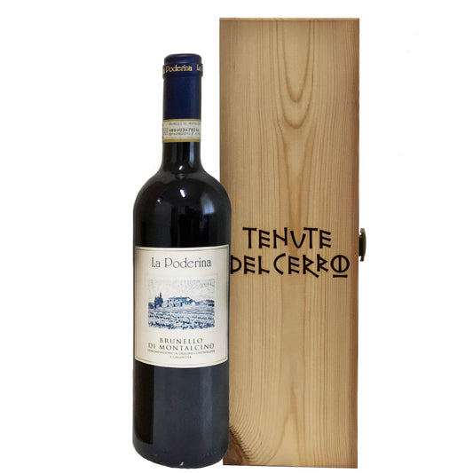 Brunello di Montalcino DOCG 2019 - La Poderina, Tenute del Cerro (cassetta di legno)
