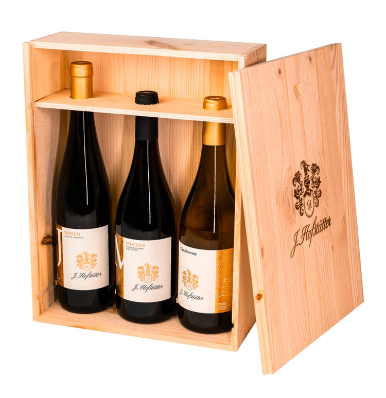 Pinot Nero Meczan IGP 2023 + Gewurztraminer Joseph DOC 2023 + Chardonnay DOC 2023