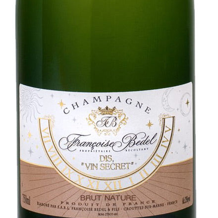 Champagne Extra Brut Cuvée "Dis, Vin Secret" - Françoise Bedel et Fils