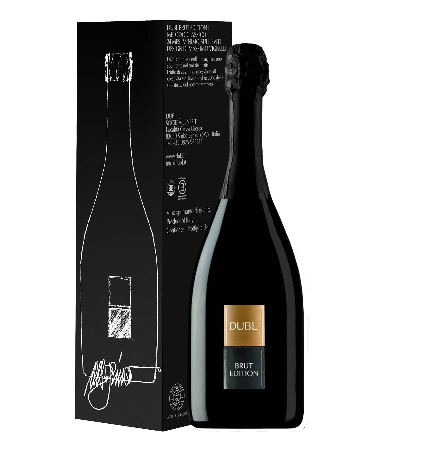 Spumante Brut Metodo Classico "Edition III" - DUBL (astuccio)