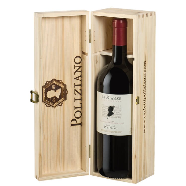 Toscana Rosso IGT "Le Stanze del Poliziano" 2020 Magnum - Poliziano (cassetta di legno)