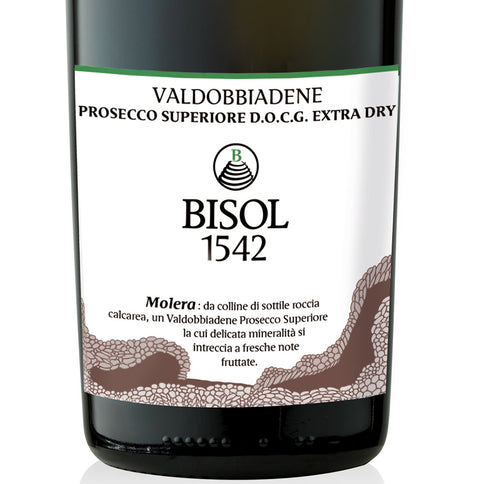 Valdobbiadene Prosecco Superiore DOCG Extra Dry "Molera" 2023 - Bisol1542