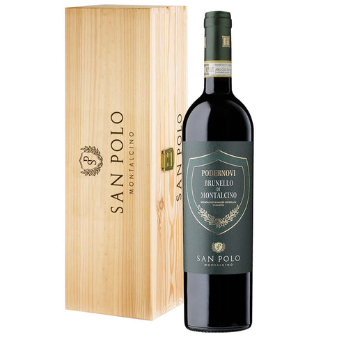Brunello di Montalcino DOCG "Podernovi" 2019 - San Polo, Marilisa Allegrini (cassetta di legno)