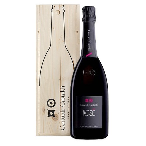 Franciacorta Rosé DOCG Magnum - Contadi Castaldi (cassetta di legno)