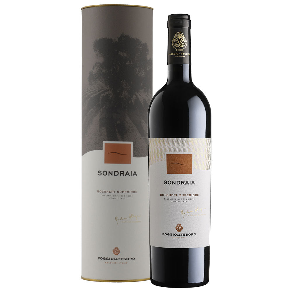 Bolgheri Superiore DOC "Sondraia" 2021 - Poggio al Tesoro (astuccio a tubo)